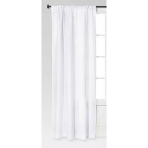 Threshold- Rod Pocket Farrah Curtain Panel White 54"x95" #